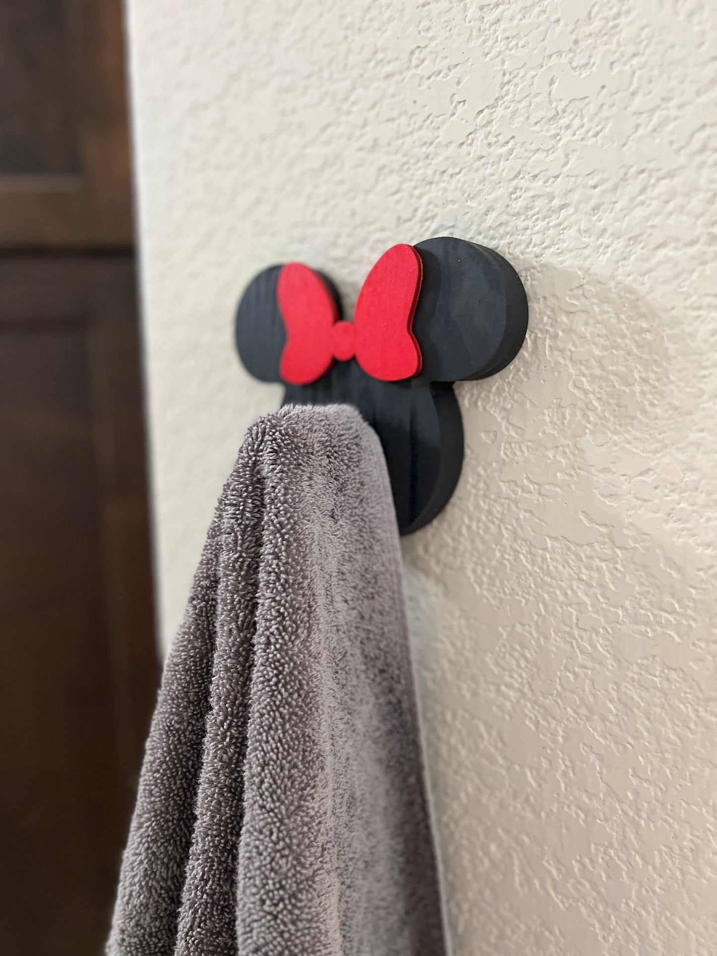 Mouse Inspired backpack/towel hook