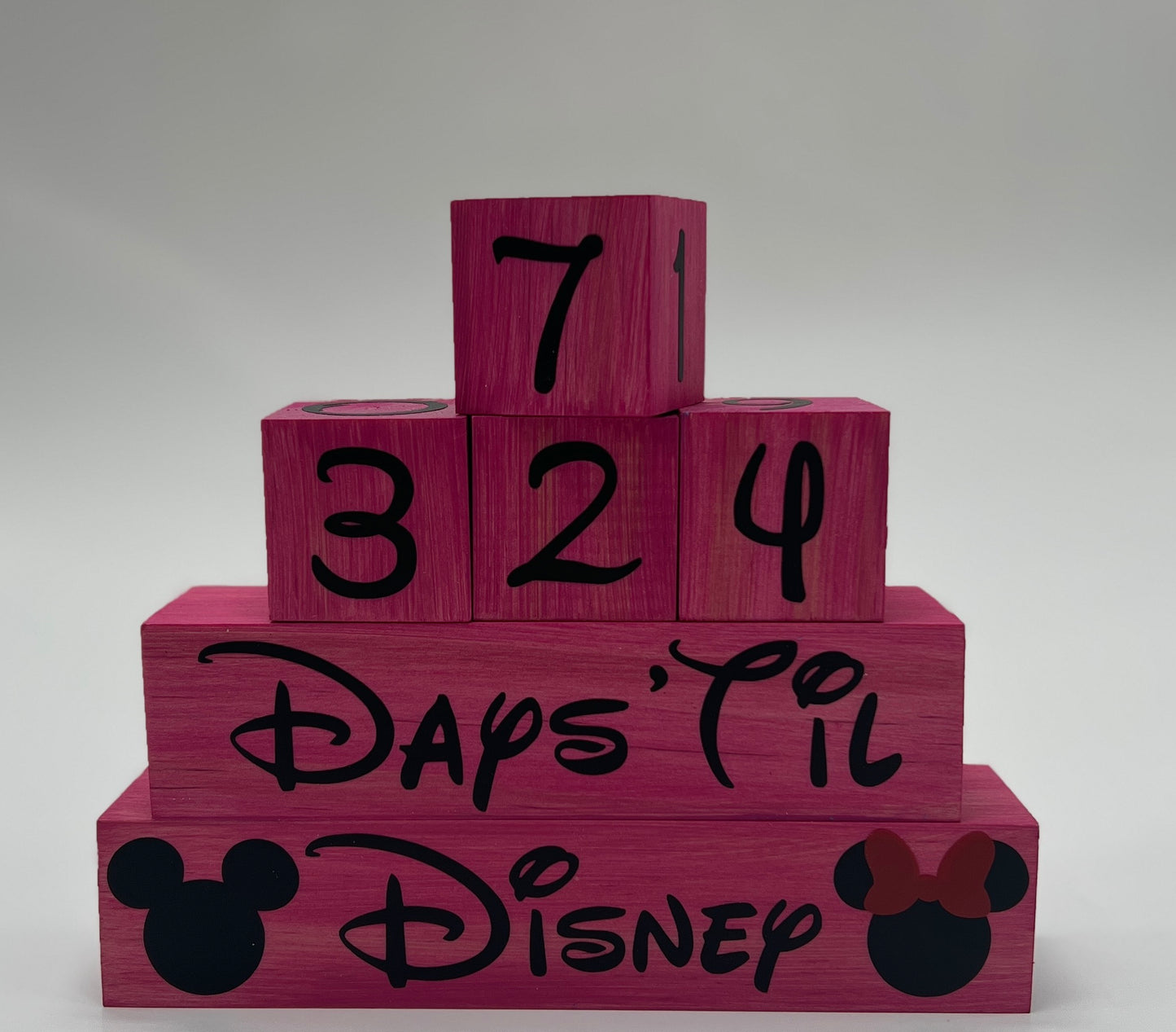 Magically Inspired Countdown to Fun Block Set