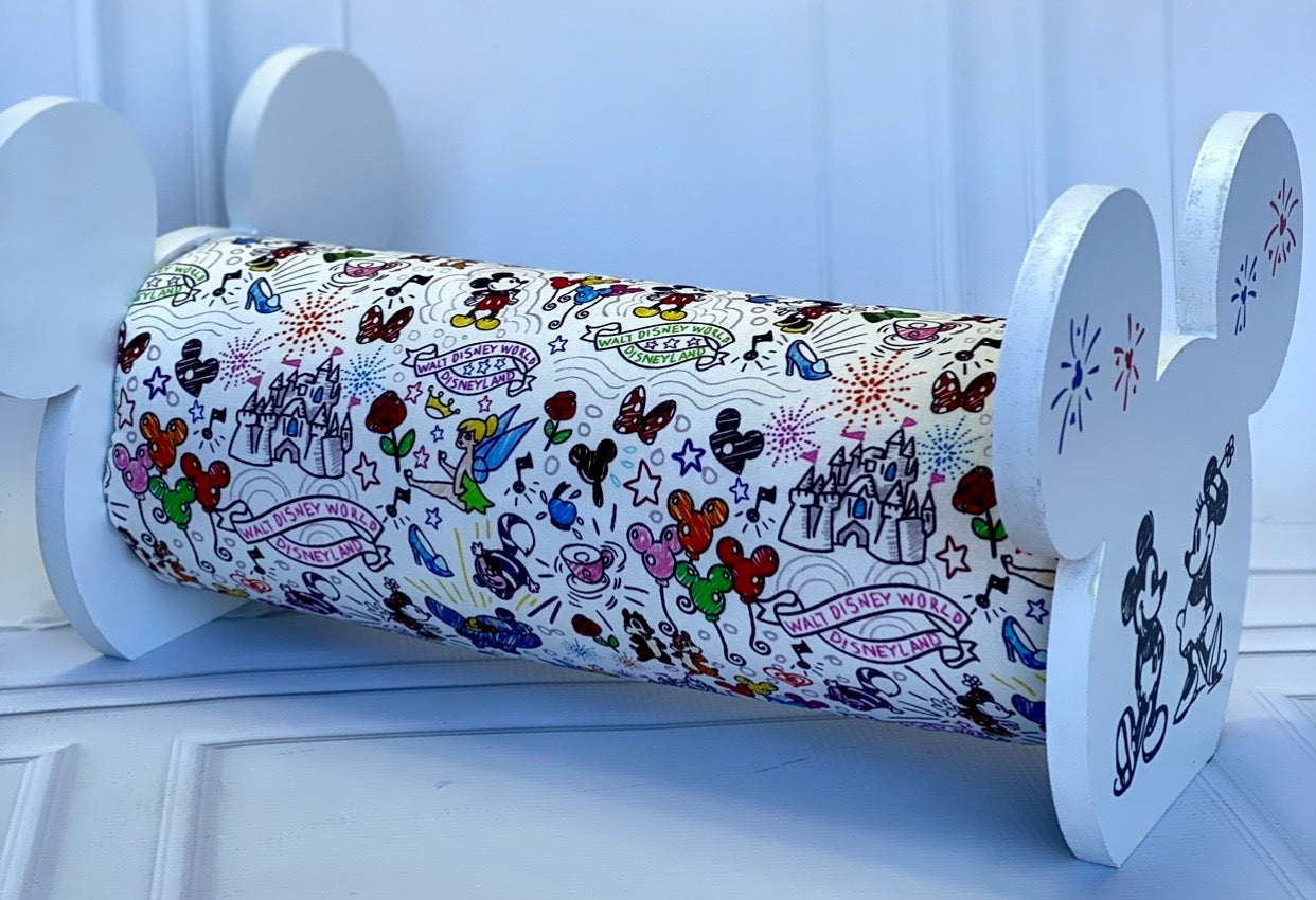 Dooney & Bourke/Disney Parks Inspired Headband Holder – Freestanding or Wall Mounted Wood Display Rack for Minnie Mickey Ears –Organizer for Disney Parks Headbands