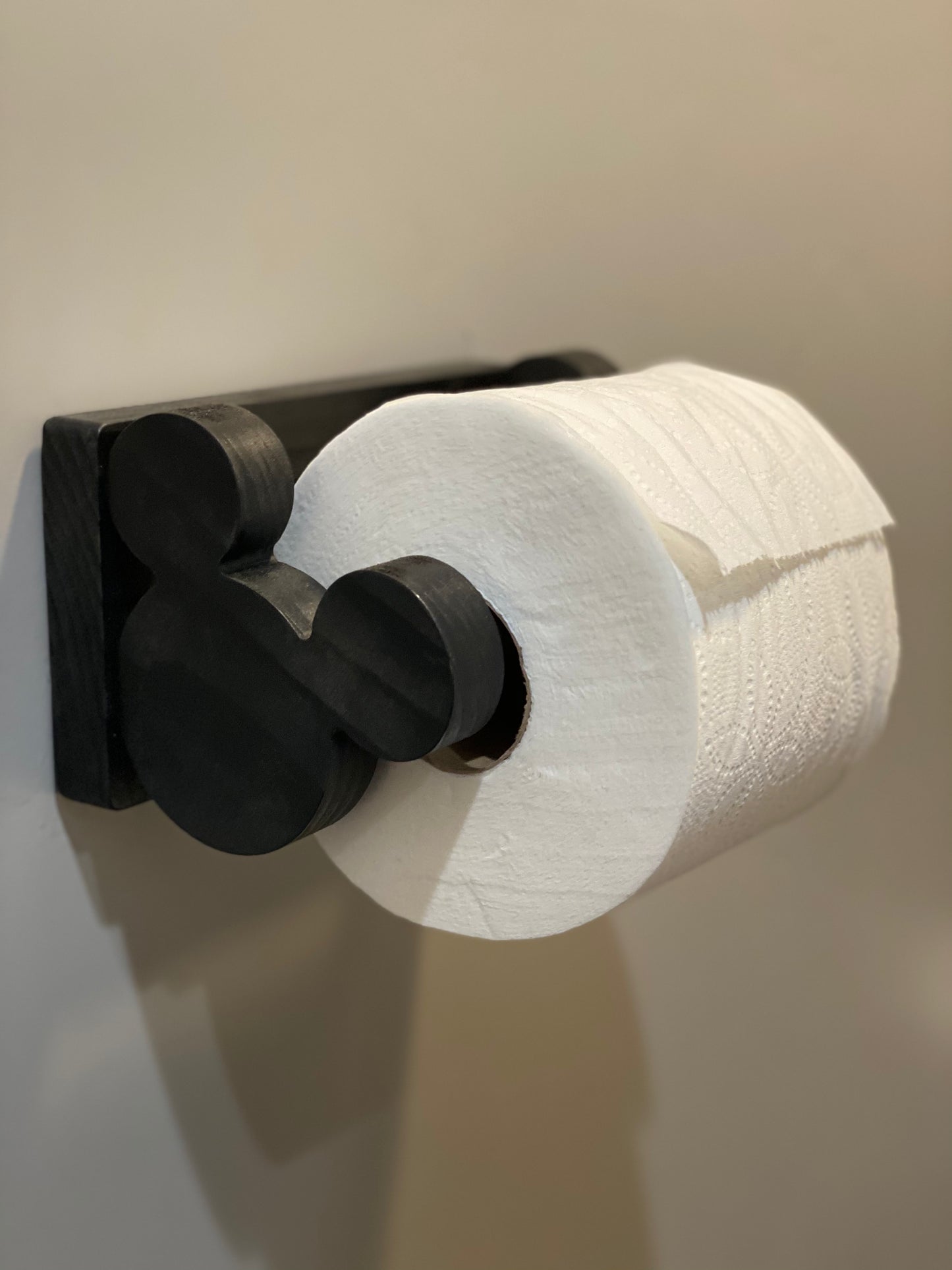 Mouse Inspired Toilet Paper Holder/Wall Mountable