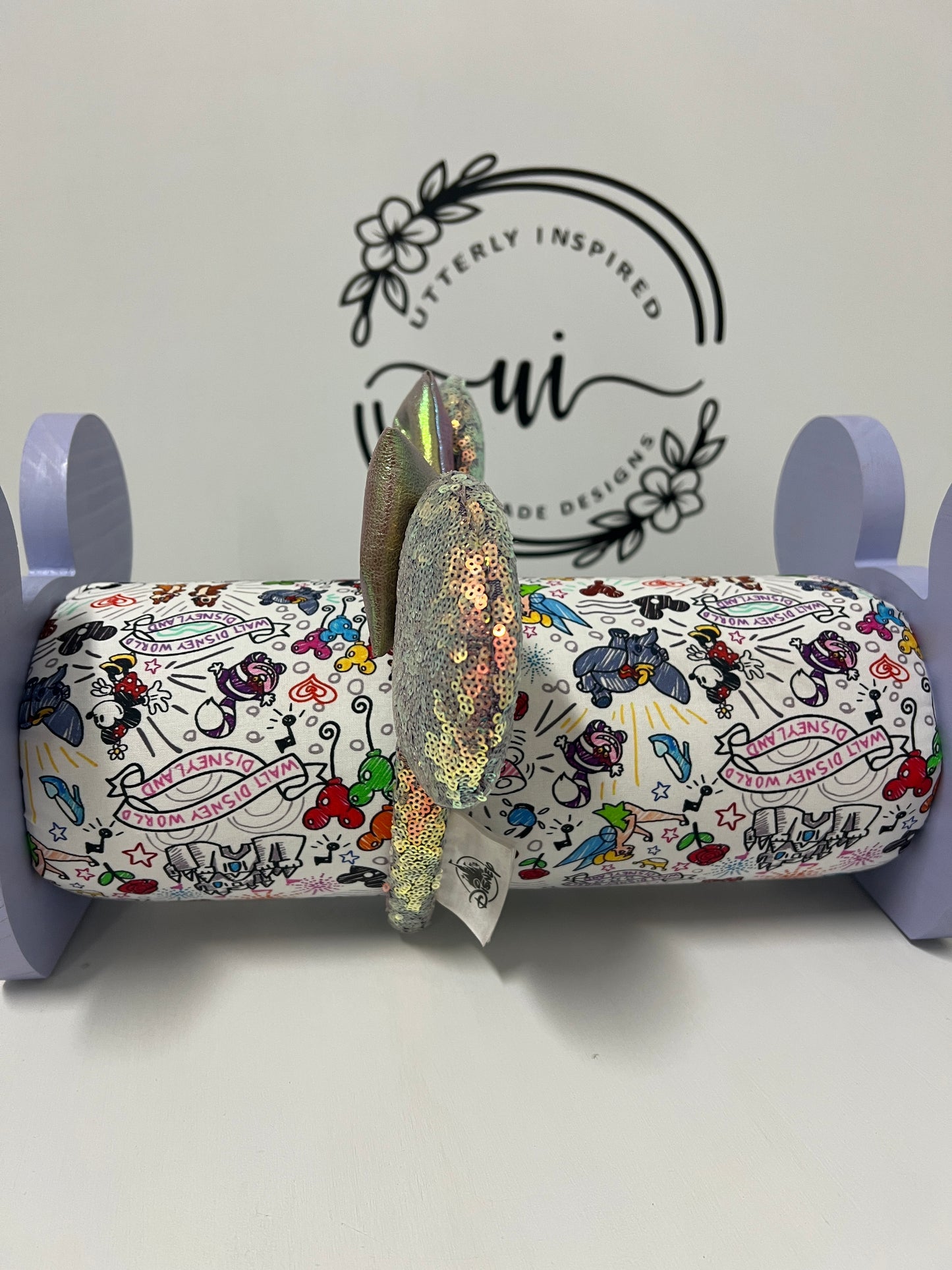 Dooney & Bourke/Disney Parks Inspired Headband Holder – Freestanding or Wall Mounted Wood Display Rack for Minnie Mickey Ears –Organizer for Disney Parks Headbands