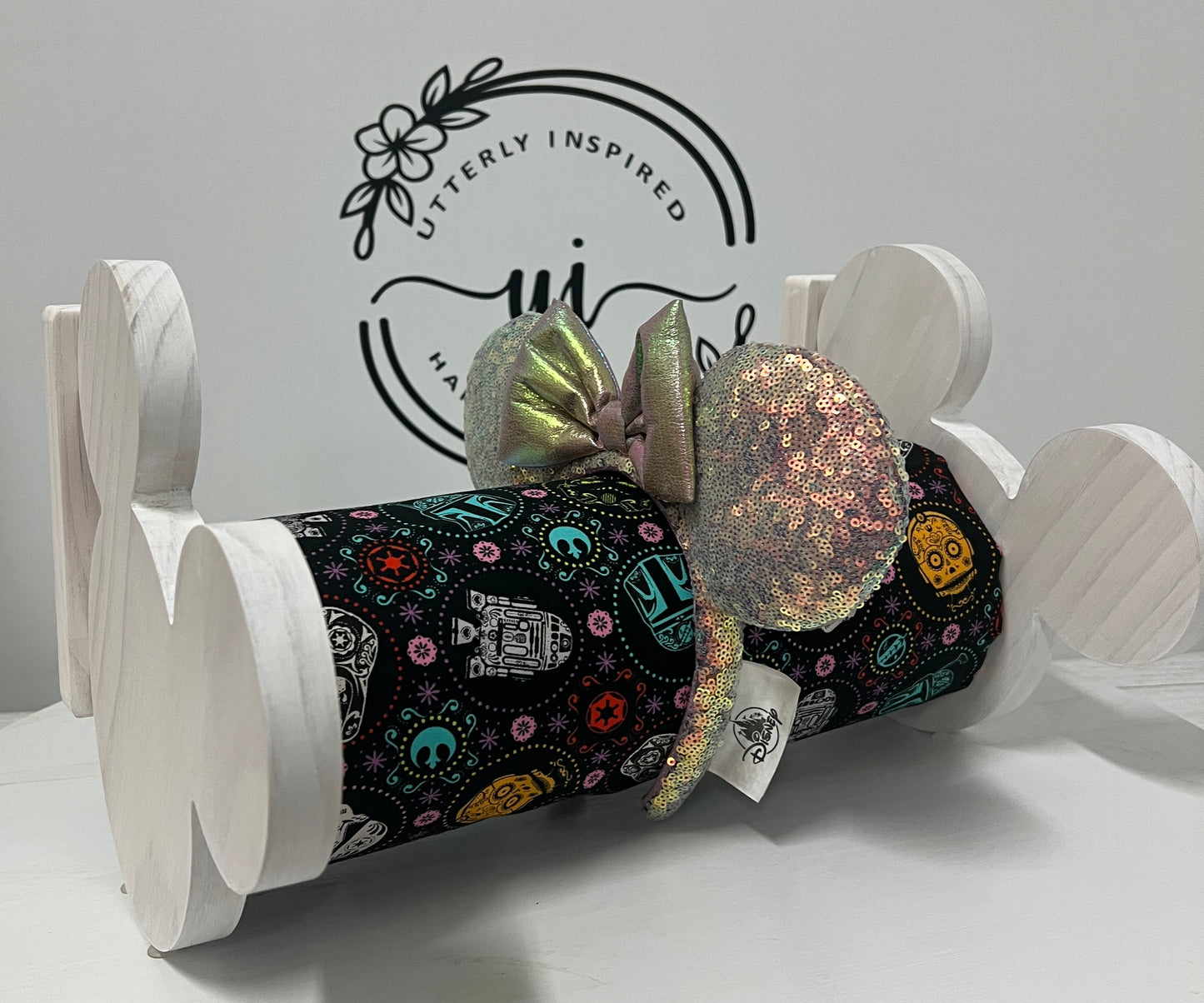 Sugar Skulls/Star Wars Free Standing or Wall Mountable Minnie Mickey Ears –Organizer for Disney Parks Headbands