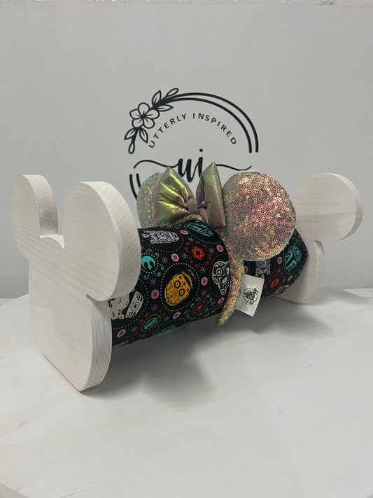 Sugar Skulls/Star Wars Free Standing or Wall Mountable Minnie Mickey Ears –Organizer for Disney Parks Headbands