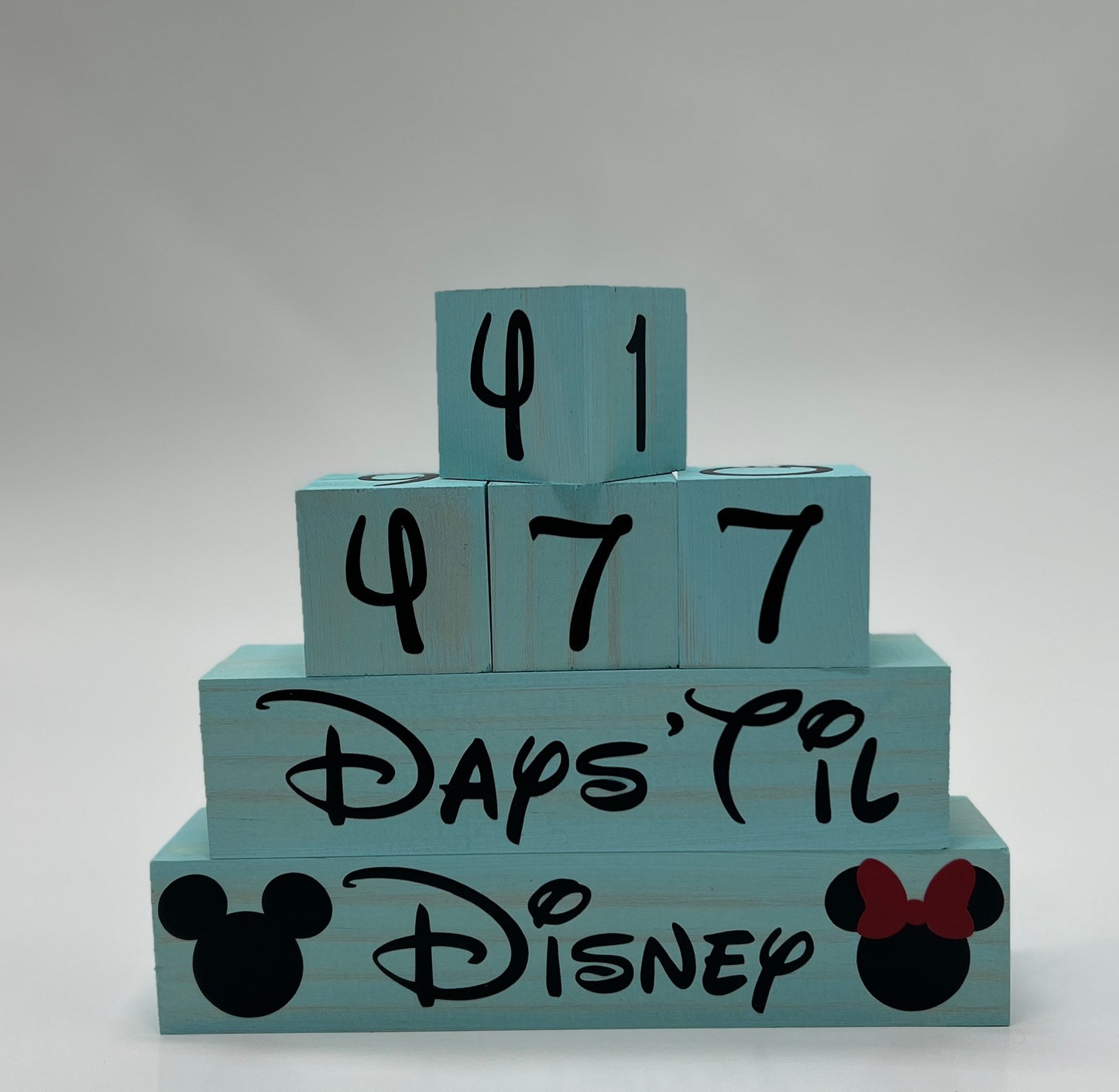 Magically Inspired Countdown to Fun Block Set