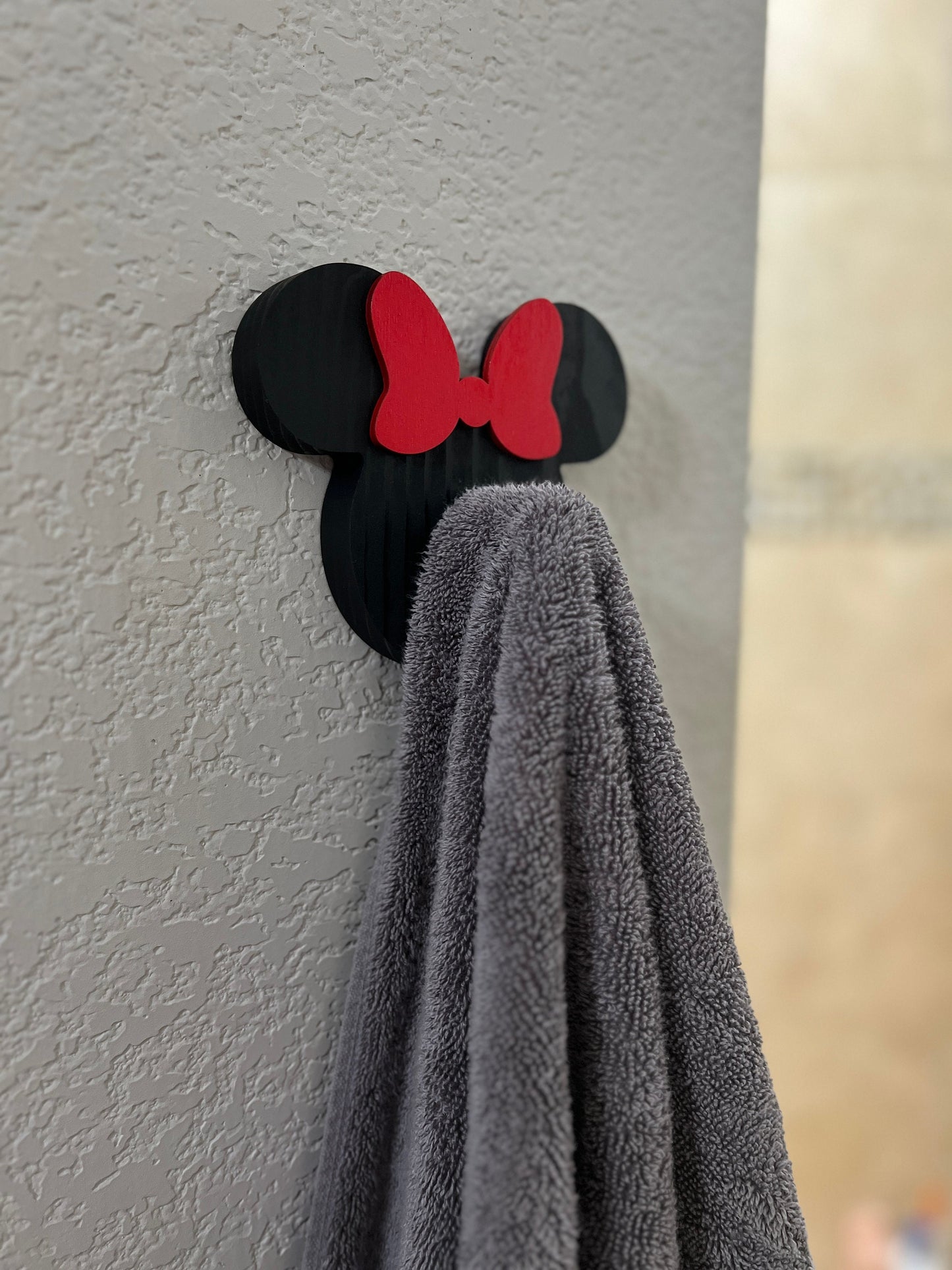 Mouse Inspired backpack/towel hook