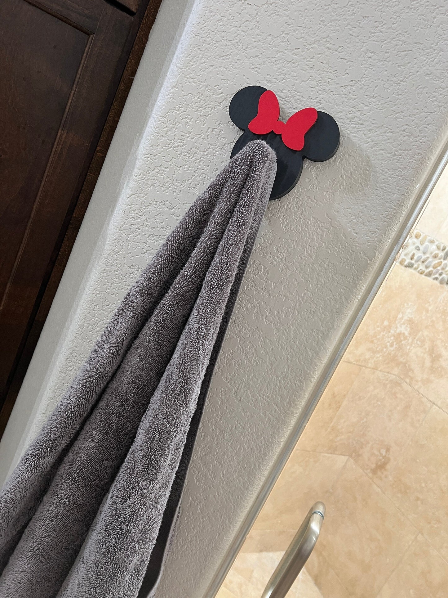 Mouse Inspired backpack/towel hook